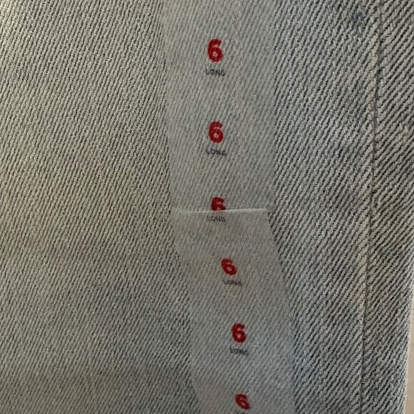 Old Navy Womens High-Rise O.G. Loose Jeans 6 Tall Light Wash Denim - Picture 6 of 7